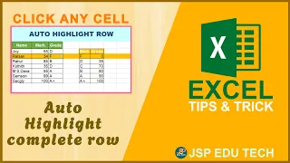 Excel Tips & Tricks | Auto Highlight rows #exceltricks #excel #exceltips