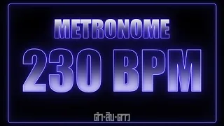 Metronome 230 BPM [ ดำ-สิบ-ดาว ]