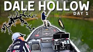 SIGHT FISHING For Dale Hollow Bass (Tournament Day 1)