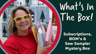 What's In the Box March 20 2024, Sleuth, Sew Sampler, Subscriptions and Mystery Box!