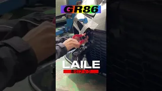 GR86にLaile牽引フックとカーメイトドリンクホルダー取付/DIY#shorts