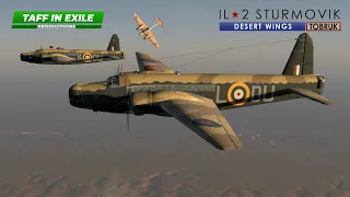 IL-2 Cliffs of Dover Blitz || Desert Wings Tobruk || Bombing Riad on Derna Port!