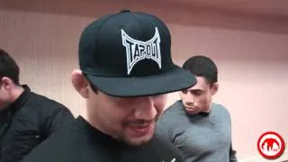 Gilbert Melendez says he WILL be fighting May 19th, but it's not against Josh Thomson