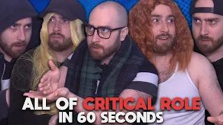 All Of Critical Role In 60 Seconds [No Spoilers]