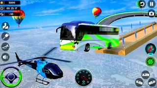 Gt car stunt ramp car game | mega ramp car stunt - bus stunts - Android GamePlay