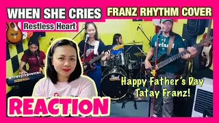 Franz Rhythm Cover - When She Cries (Restless Heart) | Sobrang Chill Ng Boses ni Tatay Franz! Galing