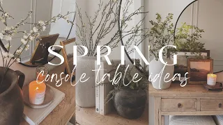 Spring Console Table Ideas || Spring Decorate With Me 2023 || DIY Vase || Entryway Styling Ideas