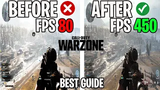 WARZONE FPS BOOST GUIDE IN LOW END PC ( NEW METHOD 2022)