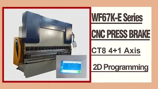 RONGWIN WF67K-E 250T3200 high safety CNC press brake CT8 controller with 2D programming function