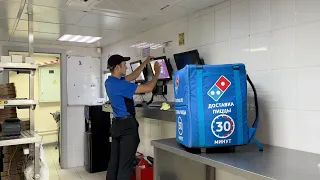 Work at Domino's Pizza courier in Moscow, Russia (Salary and work schedule)