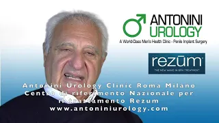 Vapore acqueo Ipertrofia Prostatica Rezum Testimonianza eiaculazione Antonini Urology Roma Milano