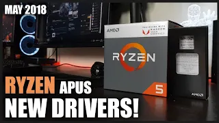 NEW drivers for Ryzen APUs! | Old vs New Test | Ryzen 5 2400G Gaming Benchmarks 720p, 900p and 1080p