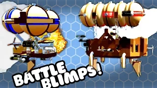 BUILD AND FIGHT BLIMPS! - Airmen Gameplay Multiplayer #1