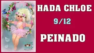 MUÑECA HADA CHLOE, PEINADO CON LANA  video- 419