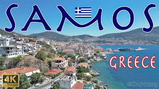 Samos - grecka wyspa na Morzu Egejskim | Grecja | Σάμος | Greece | 4K | drone view