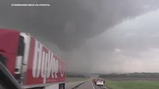 'Wedge' Tornado Crosses Highway on Day of Deadly Iowa Storms