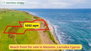 seaside land in Mazotos ,Larnaka,Cyprus 30/3/2022