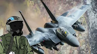 Wings of Eagles but you're a pilot flying an F 15 Eagle in a high-speed dogfight