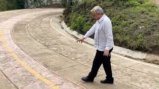 Camino pavimentado en San Sebastián Coatlán