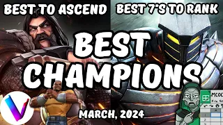 Best Champions Ranked & Tier List - Best Champions to Ascend & 7 Stars to Rank - March 2024 MCoC