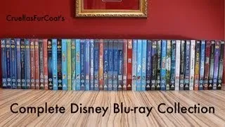 My Complete Disney Blu-ray Collection Overview (August 2013) by CruellasFurCoat