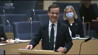 DEBATT: Ulf Kristersson (M) debatterar Per Bolund (MP) om vindkraft och kärnkraft