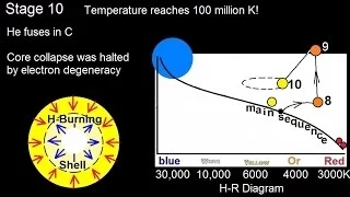 Astronomy: Life Cycle of a Low Mass Star (12 of 17) Helium Flash: Stage 10