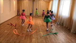 Спортивный танец с лентами "Радуга желаний"