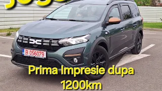 Prima impresie dupa 1200Km Cu Dacia Jogger 2024 1.0 tce GPL  - Vlog