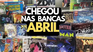 CHEGOU NAS BANCAS - ABRIL! FINAL DO MÊS CHEIO DE LANÇAMENTOS