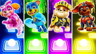 Paw Patrol Team Skye - Chase - Rubble - Zuma | Tiles Hop EDM Rush