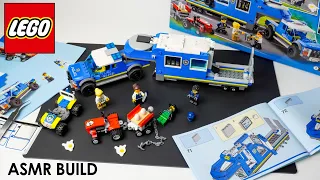 Police Mobile Command Truck｜Lego Speed Build｜ASMR