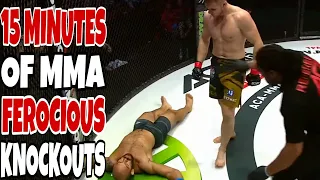 15 Minutes of Ferocious MMA Knockouts
