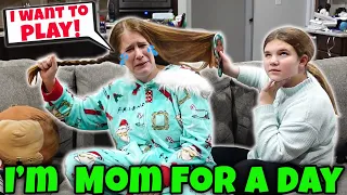 Mom For A Day! Body Swap Challenge!