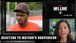 NFL Live reacts to Deshaun Watson’s 6-game suspension