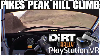 DiRT Rally VR|Pikes Peak Hill Climb|Best PSVR Rally Experience