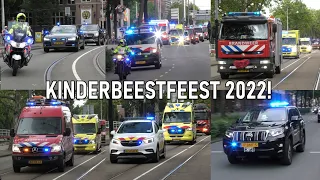 [KINDERBEESTFEEST 2022] Ruim 300 hulpverleningsvoertuigen met 'spoed' onderweg naar Artis Amsterdam!