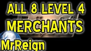 FALLOUT 4 - ALL 8 LEVEL 4 MERCHANTS & Rare NPC's - All Information One Video