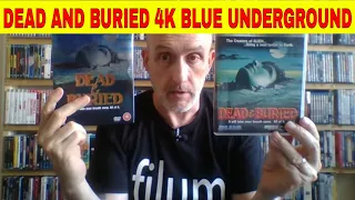 Dead and Buried 4K Blue Underground, unboxing and quick comparison