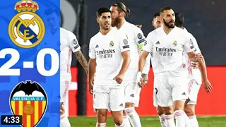 Real Madrid vs Valencia (2_0) Extended all goals & highlights LA LIGA 2021