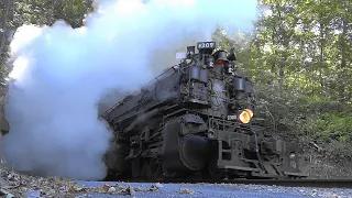 Western Maryland #1309 Smokes Up The Brush Tunnel 🚇