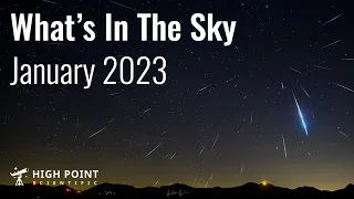 What's in the Sky this Month | January 2023 | High Point Scientific
