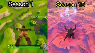 The EVOLUTION of Fortnite: Battle Royale! (Gameplay from Seasons 1-15)