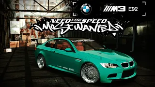 NFS Most Wanted / REDUX MOD 2023/ BMW M3 E92 JUNKMAN TUNING/ 1080p60fps