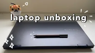 unboxing my new laptop 👩🏻‍💻 | asus vivobook flip 14