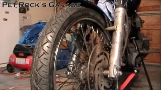 How To Remove & Install Front Wheel - Harley Davidson Softail