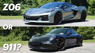 2023 CORVETTE Z06 vs the PORSCHE 911: Which One Does He Keep?