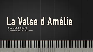 La Valse d'Amélie - Yann Tiersen  Synthesia Piano Tutorial