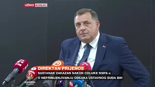 Dodik: RS se neće povući, ovo je krajnji trenutak da mnoge stvari riješimo