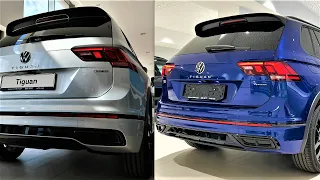 New Volkswagen TIGUAN R line 2023 - Two COLORs & Headlights Comparison by Supergimm